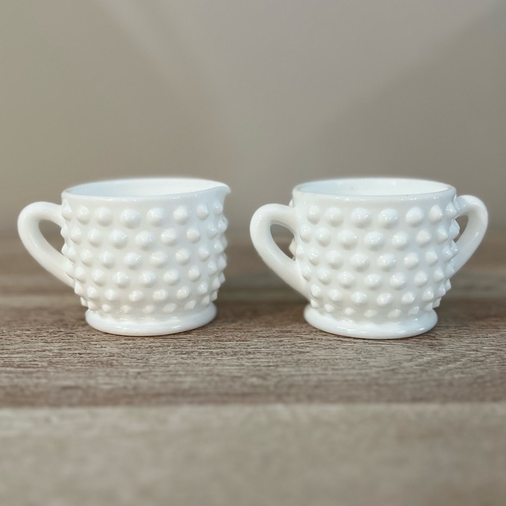Vintage Mini Cream & Sugar Set